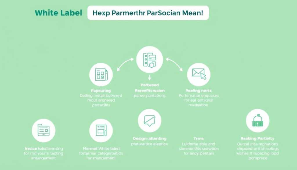 Image of different partnership models for white label social media management