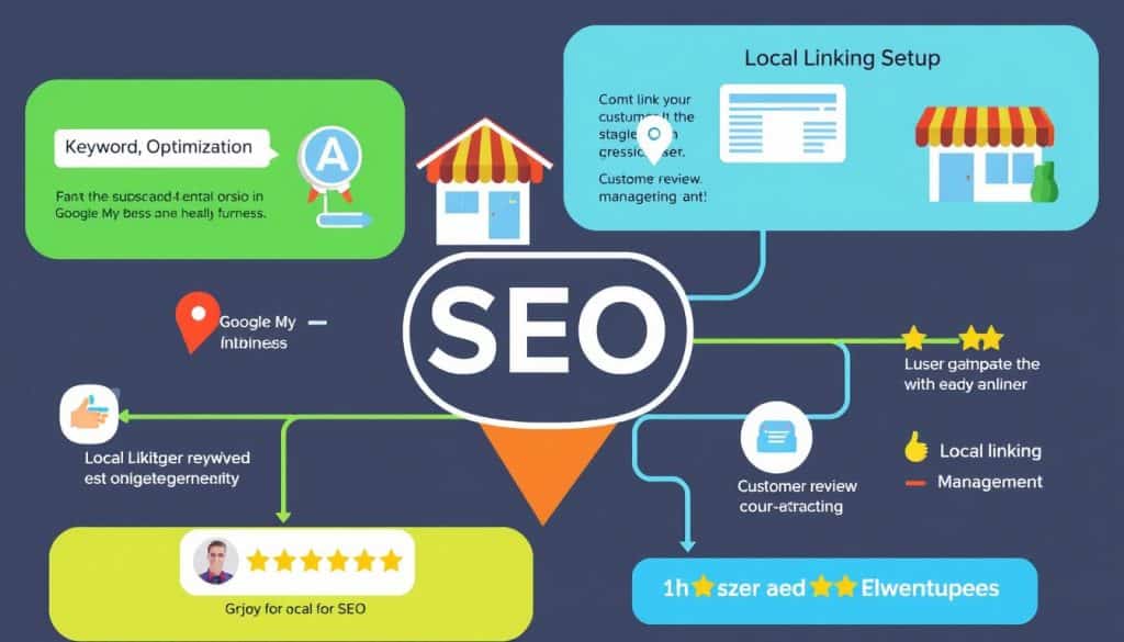 Local SEO strategy illustration