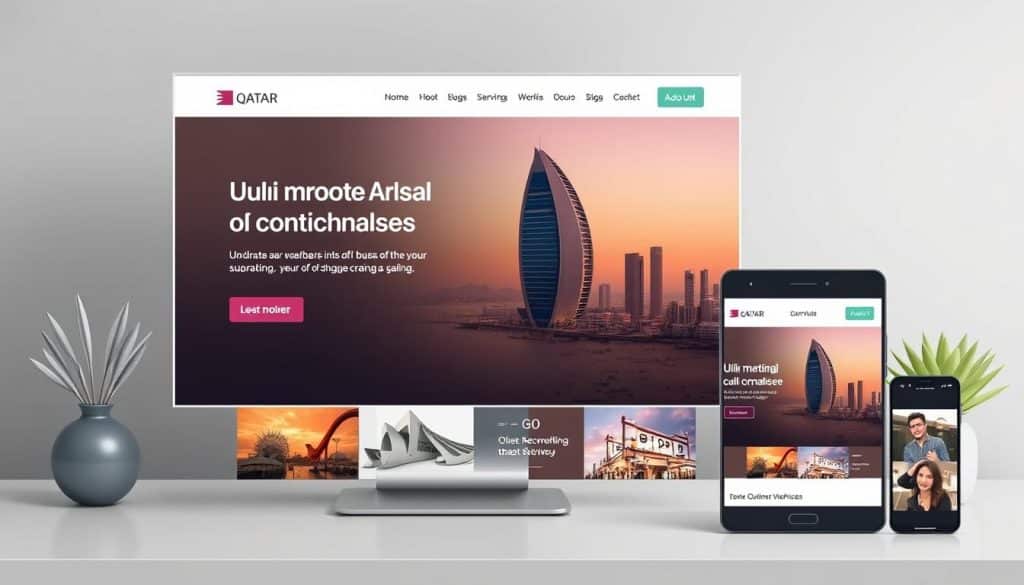 Qatar business website design