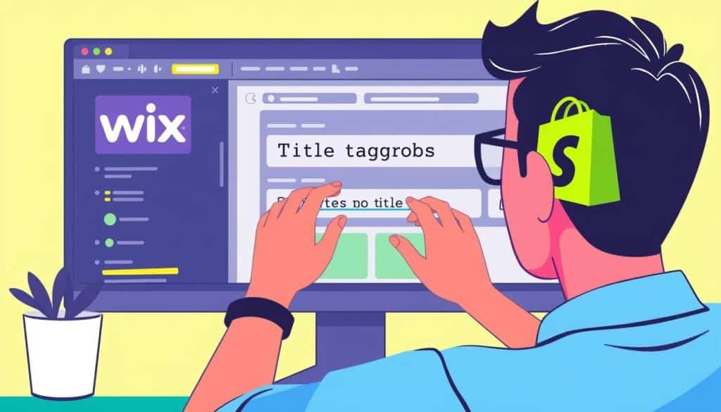 edit title tags in Wix