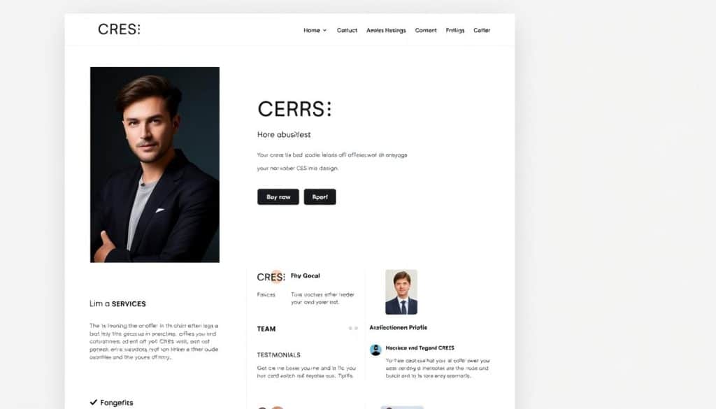 profile page website