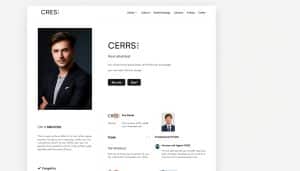 profile page website