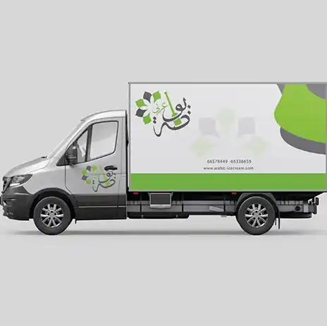 Van logo mockup